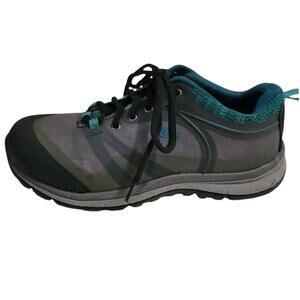 KEEN Sedona Pulse Safety Shoes Women 8 Alloy Toe Gray Black Low Work Sneakers